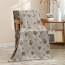 GobekUsa Cat Bath Towel - 100% Cotton Four-layer Gauze 75*160 CM - High Quality for Adults