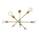 GobekUsa Glass Ball Globe LED Pendant Light Fixture - Nordic Modern Iron Rod Hanging Lamp