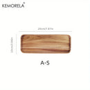 GobekUsa Acacia Wood Coffee Tray | Versatile Food Serving Tray for Desserts and Tea