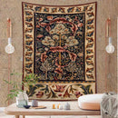 GobekUsa Abstract Flowers Leaves Tapestry Wall Hanging Bohemian Hippie Aesthetic Art