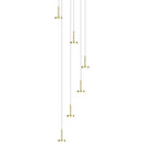 GobekUsa 2024 Nordic Minimalist Ceiling Chandelier - Trendy Living Room Lighting Decor