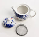 GobekUsa Blue and White Porcelain Tea Pot Set