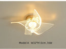 GobekUsa Gold Acrylic LED Ceiling Light - Modern Nordic Style Lighting for Home Decor