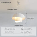GobekUsa Cream White Double Pendant Lamp for Elegant Living Spaces