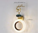 GobekUsa Light Luxury Modern Minimalist Wall Lamp for Bedroom Living Room Corridor
