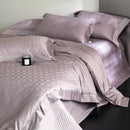 GobekUsa Luxe Egyptian Cotton Jacquard Bedding Set: Duvet, Bedspread, Sheet, Pillowcases
