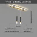 GobekUsa LED Chandelier: Modern Ceiling Lighting for Living Dining Bedroom Kitchen Aisle