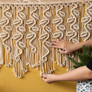 GobekUsa Boho Macrame Tapestry Curtain for Stylish Home Decor
