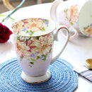 GobekUsa Bone China Tea Set, 1000ml Resistant Pot & Cup for Afternoon Tea