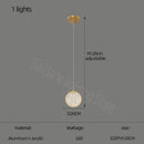 GobekUsa Double Story LED Ring Chandelier - Modern Nordic Style Living Room Lighting