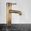GobekUsa Bronze Basin Faucet: Hot & Cold Brass Sink Faucet, Rotating Mixer Tap