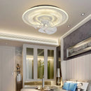 GobekUsa Dimmable LED Fan Lights Ceiling Lamp with Remote Control for Bedroom Living Room