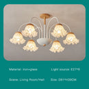 GobekUsa 2024 Modern Green White Chandelier Ceiling Hanging Lamp for Living Room Dining Bedroom