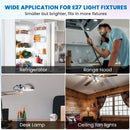 GobekUsa Dimmable 1W Tubular LED Light Bulbs, E27 Base, 2700K-6000K, Frosted - Ceiling Fan, Refrigerator