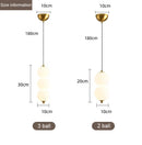 Nordic Gold 4-Globe Metal Pendant Light