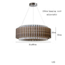 GobekUsa Crystal Chandelier: Elegant Dimmable LED Light Fixture for Living Room & Dining Décor