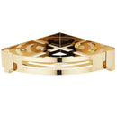 GobekUsa Gold Stainless Steel Bathroom Corner Shelf – Rose Gold Shower Caddy