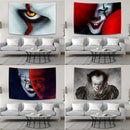 GobekUsa Halloween Psychedelic Tapestry Curtains for Horror Movie Home Decoration