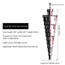 GobekUsa Crystal Chandelier: Luxury Lighting for Living Room, Villa, Exhibition Hall