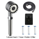 GobekUsa High Pressure Shower Head Set with 3 Modes and Hose Holder for Bathroom
