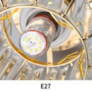 GobekUsa Crystal Ceiling Lamp: Modern Nordic Aisle Corridor Light for Elegant Home Decor
