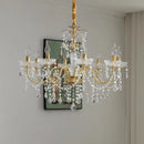 GobekUsa Crystal Chandeliers Light for Living Room and Dining Room