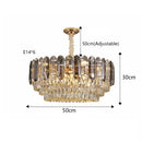 GobekUsa Crystal LED Wall Lamp: Minimalist Luxury Lighting for Living Room TV Background