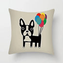GobekUsa Hello Cat Pillow Cover - Modern Design for Home Decor - Cute & Cozy