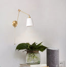 GobekUsa Ceramic LED Wall Lamp with Pull Chain Switch for Stair, Bathroom, Living Room