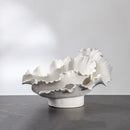 GobekUsa Ceramic Wavy Flower Vase - Home Decoration and Storage Organization