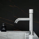 GobekUsa Brushed Gold Basin Faucet - Single Handle, Deck Mounted Cold & Hot Water Mixer