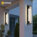GobekUsa Dimmable LED Stainless Steel Outdoor Wall Sconce for Villa Garage Garden Courtyard