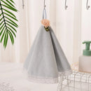 GobekUsa Lace Dress Baby Hand Towel: Soft, Absorbent, and Cute for Kitchen & Bathroom