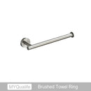 GobekUsa Brushed Gold Bathroom Hardware Set: Towel Bar, Paper Holder, Robe Hook