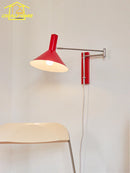 GobekUsa Cream Wind Wall Lamp LED E27 Swing Arm Telescopic Staircase Bedside Reading