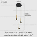 GobekUsa Contemporary Horn Chandelier: Restaurant & Living Room Ceiling Pendant Lighting