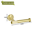 GobekUsa Brushed Gold Bathroom Accessories Set