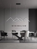 GobekUsa Geometric LED Pendant Lights Modern Minimalist Chandelier Lighting