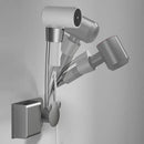 GobekUsa Bathroom Hair Dryer Holder Wall Mount Storage Rack