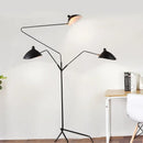GobekUsa Adjustable Spider Arm Tripod Floor Lamp for Industrial Nordic Decor