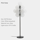 GobekUsa Grape Chandelier: Modern Glass Ball Pendant Lamp for Living Room and Bedroom
