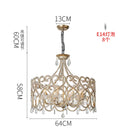 GobekUsa Crystal Heart Ceiling Light - Romantic Princess Bedroom Chandelier