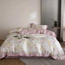 GobekUsa Eucalyptus Fiber Bedding Set: Duvet Cover, Bed Sheet, Fitted Sheet, Pillowcases