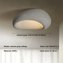 GobekUsa Khmara E27 Ceiling Light: Nordic Wabi Sabi Art for Home Living Room Décor