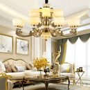 GobekUsa Jade Chandelier: Stylish Chinese Zen Living Room Lamp for Duplex Building by Guangdong Zhongshan