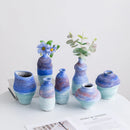 GobekUsa Gradient Ceramic Vase - Tabletop Floral Decoration