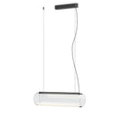 GobekUsa Clear Glass Cylinder Chandelier | Modern Indoor Suspension Light
