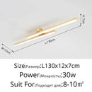 GobekUsa LED Strip Chandelier Modern Creative Ceiling Lamp for Aisle Corridor Balcony Lighting