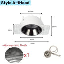 GobekUsa Double Head Square LED Downlight Mounting Frame for GU10/MR16 Spotlights