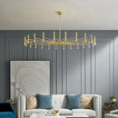 GobekUsa Black Sputnik Chandelier: Nordic Design, Adjustable Lighting for Home Décor